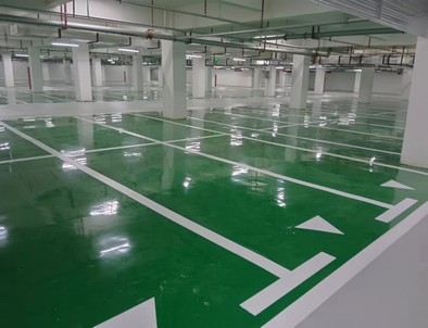 营口营口小区停车场标线